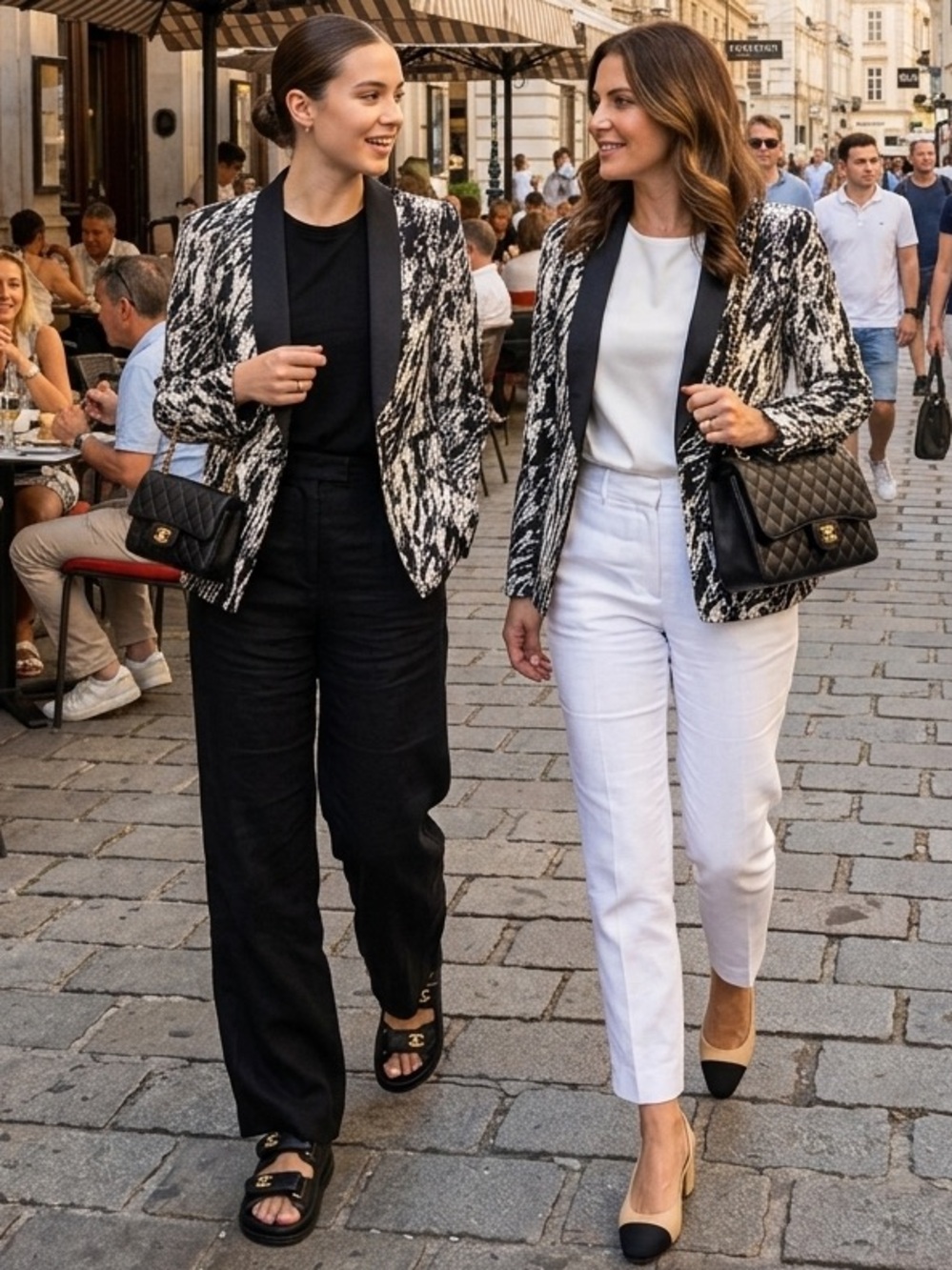Rag & Bone black and white abstract print blazer size 6 pristine condition